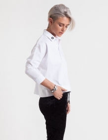 Alef Alef | אלף אלף - בגדי מעצבים | חולצת Alison Nit לבן