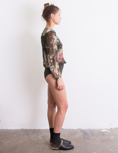 Alef Alef | אלף אלף - בגדי מעצבים | בגד גוף Aidy הדפס צבעוני Alef Alef | אלף אלף - בגדי מעצבים | בגד גוף Aidy הדפס צבעוני