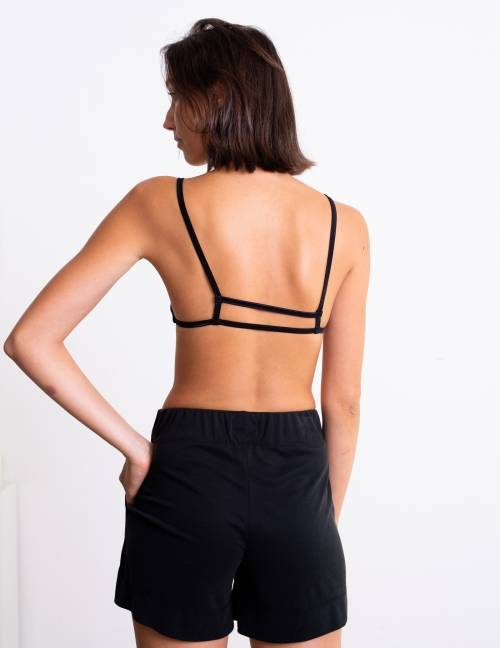 Alef Alef | אלף אלף - בגדי מעצבים | חזיית Flo שחור פס זהב Alef Alef | אלף אלף - בגדי מעצבים | חזיית Flo שחור פס זהב