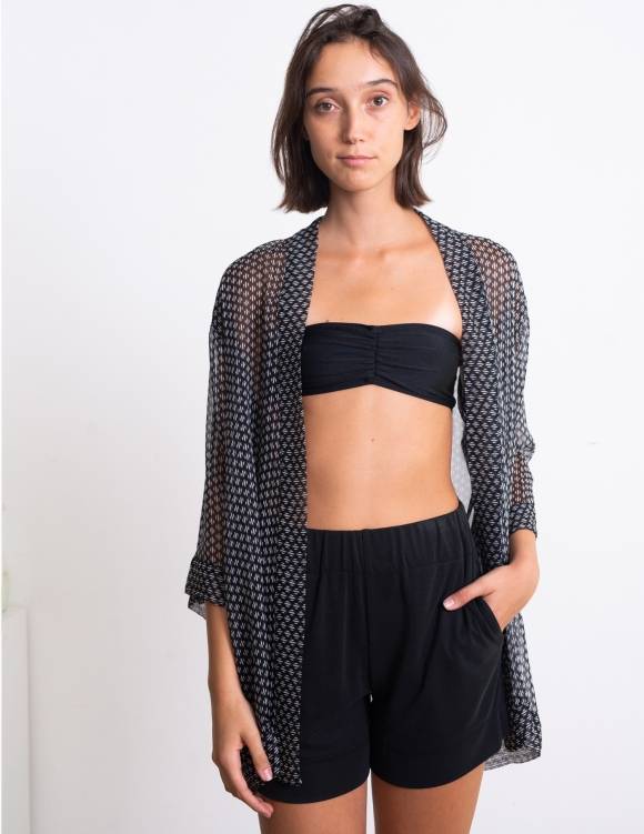 Alef Alef | אלף אלף - בגדי מעצבים | חזיית סטרפלס Neeo שחור