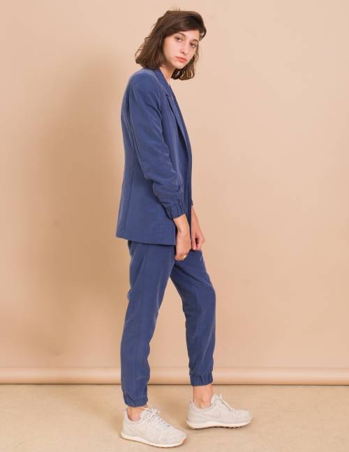 Alef Alef | אלף אלף - בגדי מעצבים | ג'קט Cher כחול Alef Alef | אלף אלף - בגדי מעצבים | ג'קט Cher כחול