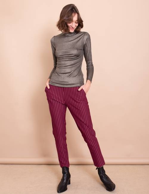 Alef Alef | אלף אלף - בגדי מעצבים | חולצת Amy שחור זהב Alef Alef | אלף אלף - בגדי מעצבים | חולצת Amy שחור זהב