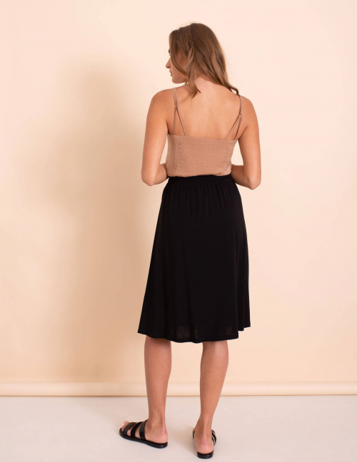 Alef Alef | אלף אלף - בגדי מעצבים | חצאית Jane שחור Alef Alef | אלף אלף - בגדי מעצבים | חצאית Jane שחור