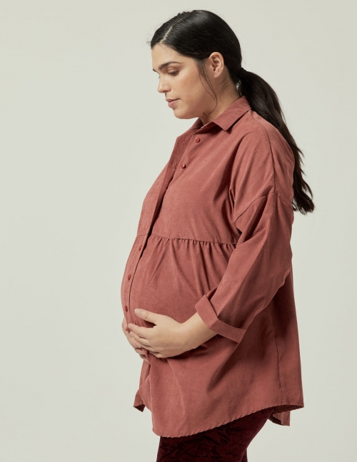 Alef Alef | אלף אלף - בגדי מעצבים | חולצת Ema | חמרה Alef Alef | אלף אלף - בגדי מעצבים | חולצת Ema | חמרה