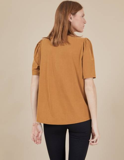 Alef Alef | אלף אלף - בגדי מעצבים | חולצת Diana חרדל Alef Alef | אלף אלף - בגדי מעצבים | חולצת Diana חרדל