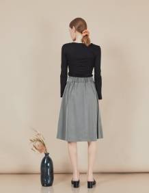 Alef Alef | אלף אלף - בגדי מעצבים | חצאית Florence זית
