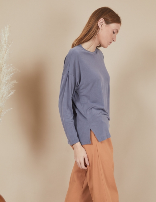 Alef Alef | אלף אלף - בגדי מעצבים | חולצת Ada | אפור Alef Alef | אלף אלף - בגדי מעצבים | חולצת Ada | אפור