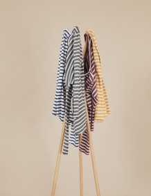 Alef Alef | אלף אלף - בגדי מעצבים | חולצת Tamar | שמנת אפור