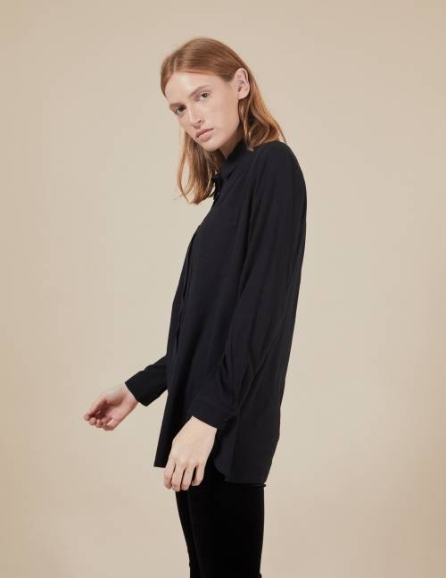 Alef Alef | אלף אלף - בגדי מעצבים | חולצת Joan | שחור Alef Alef | אלף אלף - בגדי מעצבים | חולצת Joan | שחור