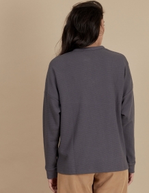Alef Alef | אלף אלף - בגדי מעצבים | חולצת Greta אפור כהה