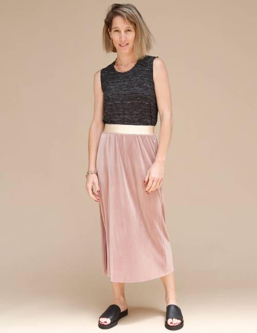 Alef Alef | אלף אלף - בגדי מעצבים | חצאית Rosen פודרה Alef Alef | אלף אלף - בגדי מעצבים | חצאית Rosen פודרה