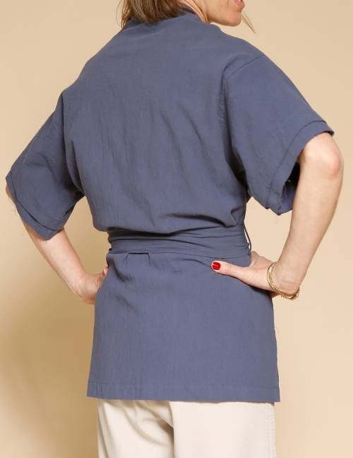 Alef Alef | אלף אלף - בגדי מעצבים | קימונו Shavit נייבי Alef Alef | אלף אלף - בגדי מעצבים | קימונו Shavit נייבי