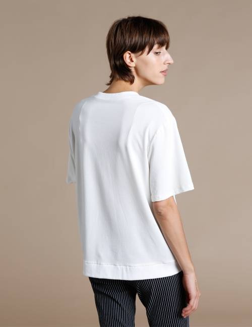 Alef Alef | אלף אלף - בגדי מעצבים | חולצת Cook שמנת Alef Alef | אלף אלף - בגדי מעצבים | חולצת Cook שמנת