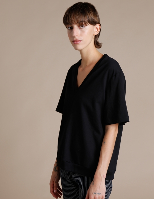 Alef Alef | אלף אלף - בגדי מעצבים | חולצת Cook שחור Alef Alef | אלף אלף - בגדי מעצבים | חולצת Cook שחור