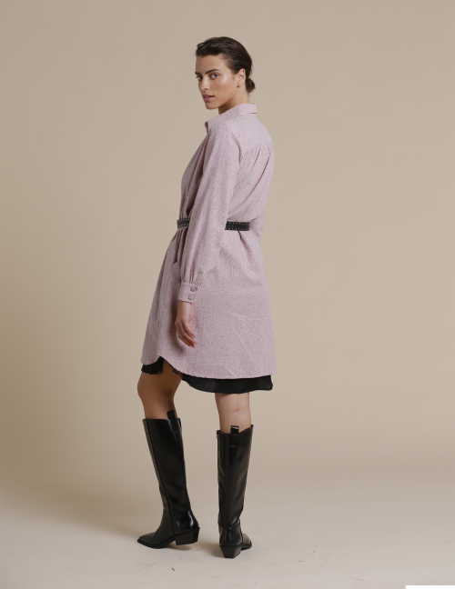 Alef Alef | אלף אלף - בגדי מעצבים | שמלת Fuji רוז' פרינט Alef Alef | אלף אלף - בגדי מעצבים | שמלת Fuji רוז' פרינט