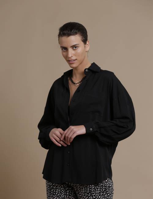 Alef Alef | אלף אלף - בגדי מעצבים | חולצת Table שחור Alef Alef | אלף אלף - בגדי מעצבים | חולצת Table שחור