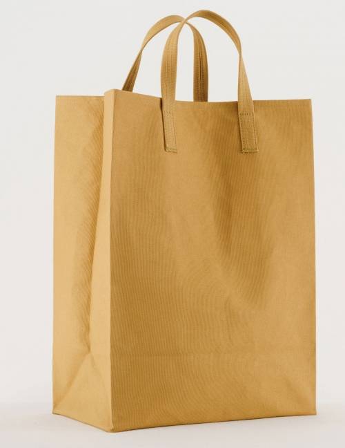 Alef Alef | אלף אלף - בגדי מעצבים | תיק יד קנווס אוקר / Baggu Alef Alef | אלף אלף - בגדי מעצבים | תיק יד קנווס אוקר / Baggu