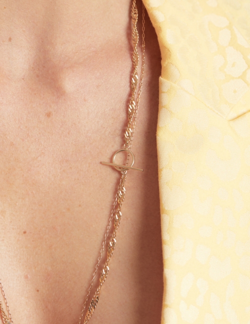 Alef Alef | אלף אלף - בגדי מעצבים | שרשרת מסובבת EFF GORMET Alef Alef | אלף אלף - בגדי מעצבים | שרשרת מסובבת EFF GORMET