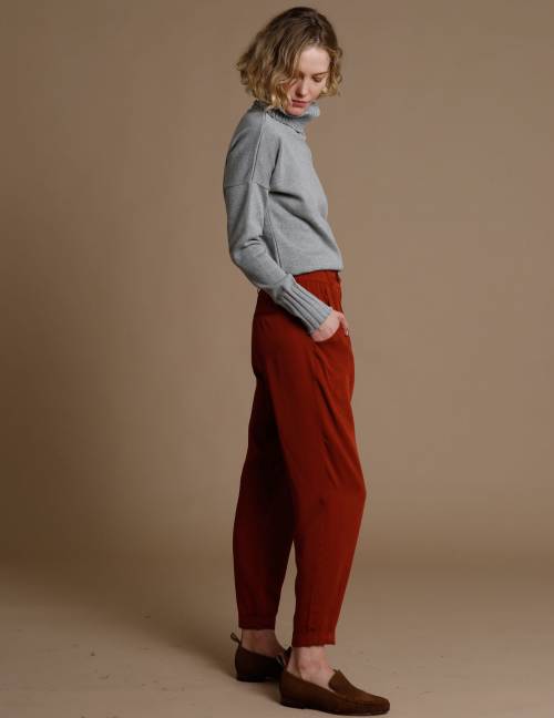 Alef Alef | אלף אלף - בגדי מעצבים | מכנסי Hermon בריק Alef Alef | אלף אלף - בגדי מעצבים | מכנסי Hermon בריק