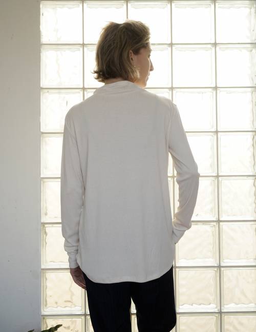 Alef Alef | אלף אלף - בגדי מעצבים | חולצת Saana | שמנת ריב Alef Alef | אלף אלף - בגדי מעצבים | חולצת Saana | שמנת ריב