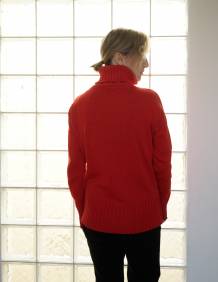 Alef Alef | אלף אלף - בגדי מעצבים | סוודר Ararat אדום