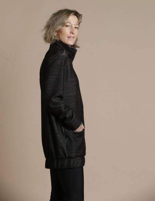 Alef Alef | אלף אלף - בגדי מעצבים | עליונית PARRY שחור ריב Alef Alef | אלף אלף - בגדי מעצבים | עליונית PARRY שחור ריב