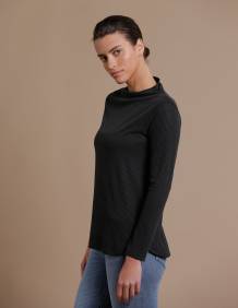Alef Alef | אלף אלף - בגדי מעצבים | חולצת Saana | פחם