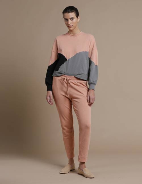 Alef Alef | אלף אלף - בגדי מעצבים | מכנסי KUNA אפרסק Alef Alef | אלף אלף - בגדי מעצבים | מכנסי KUNA אפרסק