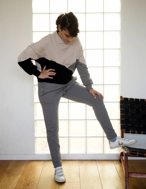 Alef Alef | אלף אלף - בגדי מעצבים | מכנסי KUNA אקליפטוס Alef Alef | אלף אלף - בגדי מעצבים | מכנסי KUNA אקליפטוס