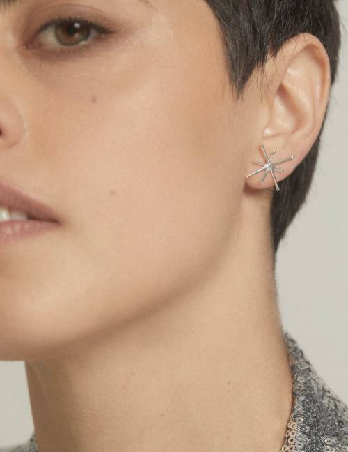 Alef Alef | אלף אלף - בגדי מעצבים | עגילי SPARK NO.1 Alef Alef | אלף אלף - בגדי מעצבים | עגילי SPARK NO.1