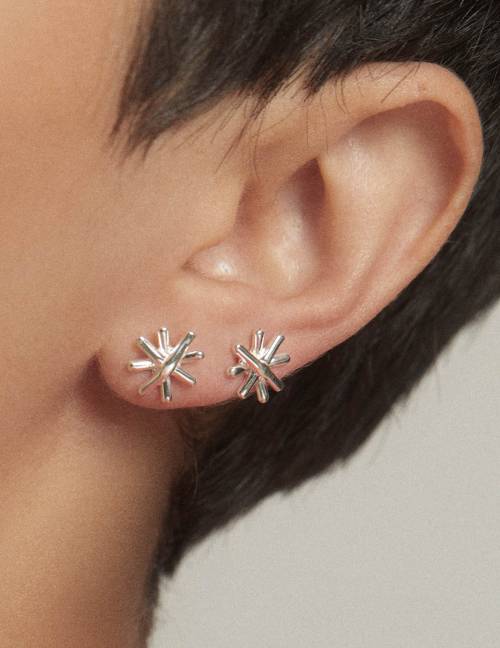 Alef Alef | אלף אלף - בגדי מעצבים | עגילי SPARK NO.3 Alef Alef | אלף אלף - בגדי מעצבים | עגילי SPARK NO.3