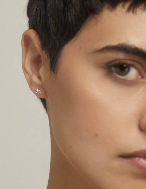 Alef Alef | אלף אלף - בגדי מעצבים | עגילי SPARK NO.4 Alef Alef | אלף אלף - בגדי מעצבים | עגילי SPARK NO.4