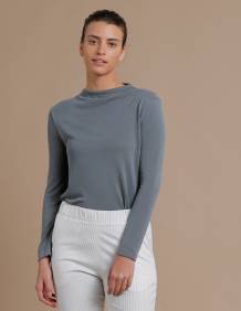 Alef Alef | אלף אלף - בגדי מעצבים | חולצת Saana | אקליפטוס