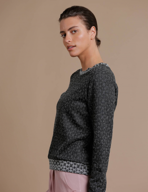 Alef Alef | אלף אלף - בגדי מעצבים | סווטשירט TERA אפור ווש Alef Alef | אלף אלף - בגדי מעצבים | סווטשירט TERA אפור ווש