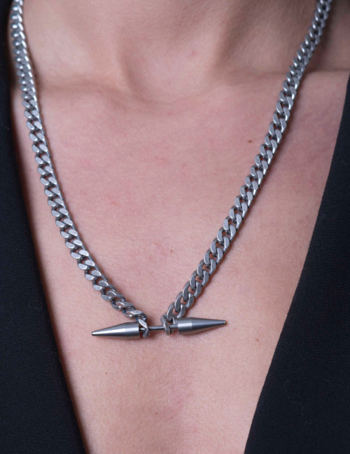 Alef Alef | אלף אלף - בגדי מעצבים | גורמט UM 2 כסף עבה Alef Alef | אלף אלף - בגדי מעצבים | גורמט UM 2 כסף עבה