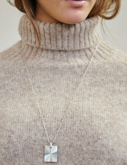 Alef Alef | אלף אלף - בגדי מעצבים | שרשרת VITALY כסף