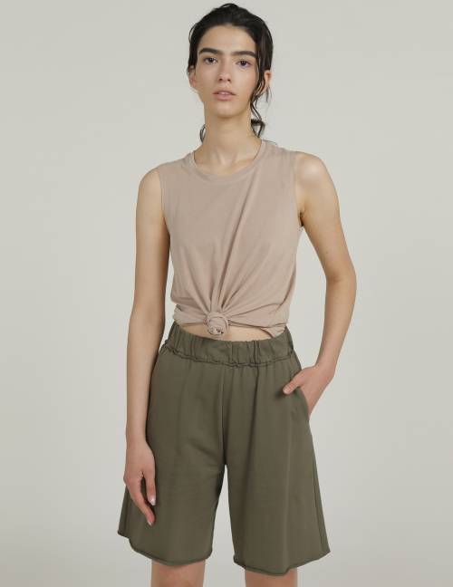 Alef Alef | אלף אלף - בגדי מעצבים | מכנסי PALMA ירוק זית Alef Alef | אלף אלף - בגדי מעצבים | מכנסי PALMA ירוק זית