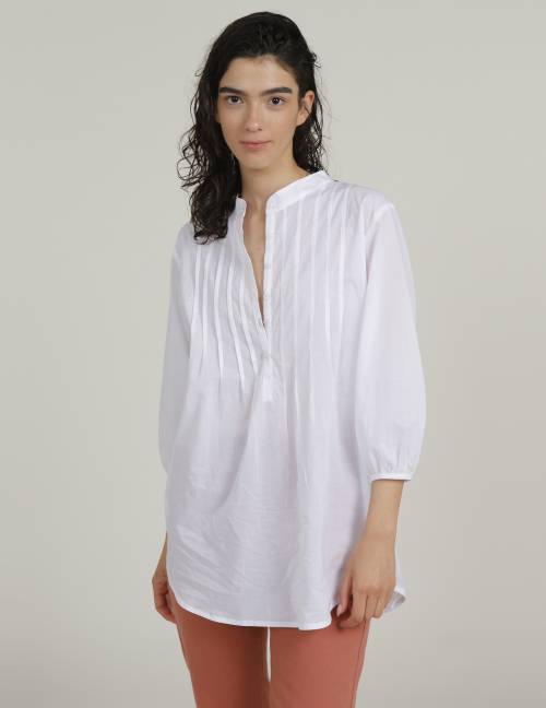 Alef Alef | אלף אלף - בגדי מעצבים | גלביה ILI לבן Alef Alef | אלף אלף - בגדי מעצבים | גלביה ILI לבן