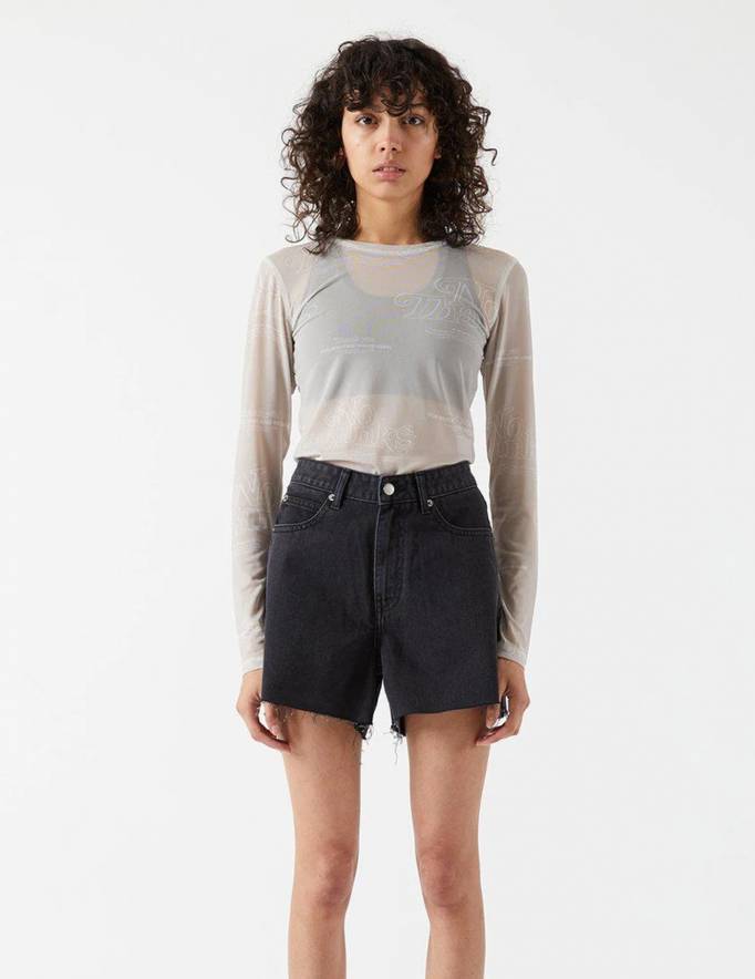 Alef Alef | אלף אלף - בגדי מעצבים | Nora Shorts | Charcoal Black