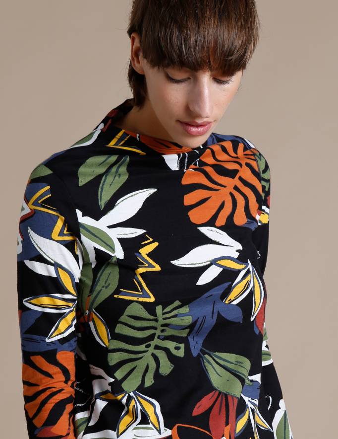 Alef Alef | אלף אלף - בגדי מעצבים | חולצת Saana דפוס פרחים