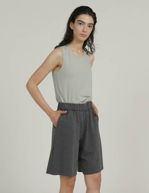 Alef Alef | אלף אלף - בגדי מעצבים | מכנסי PALMA אפור כהה Alef Alef | אלף אלף - בגדי מעצבים | מכנסי PALMA אפור כהה