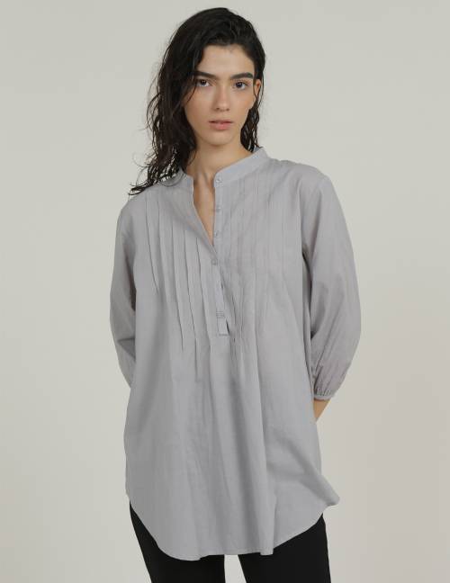 Alef Alef | אלף אלף - בגדי מעצבים | גלביה ILI תכלת Alef Alef | אלף אלף - בגדי מעצבים | גלביה ILI תכלת