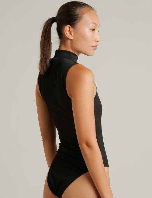 Alef Alef | אלף אלף - בגדי מעצבים | Silvana Bodysuit | Black Alef Alef | אלף אלף - בגדי מעצבים | Silvana Bodysuit | Black