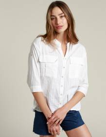 Alef Alef | אלף אלף - בגדי מעצבים | חולצת NERO לבן