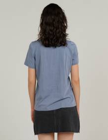 Alef Alef | אלף אלף - בגדי מעצבים | חולצת MERAKI כחול
