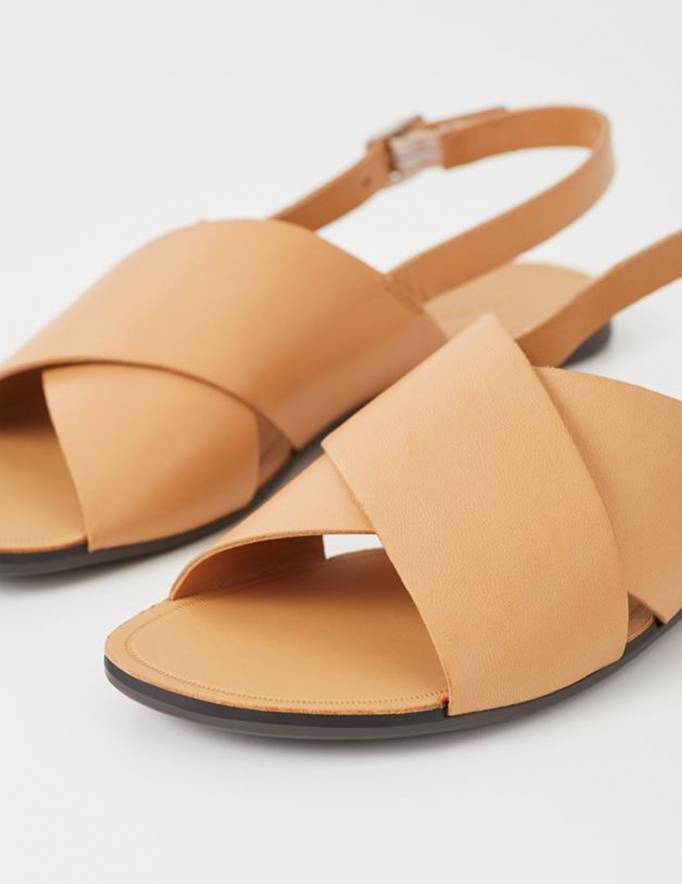 Alef Alef | אלף אלף - בגדי מעצבים | סנדל רצועות TIA קאמל