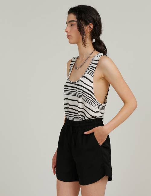 Alef Alef | אלף אלף - בגדי מעצבים | מכנס GORDON שחור Alef Alef | אלף אלף - בגדי מעצבים | מכנס GORDON שחור