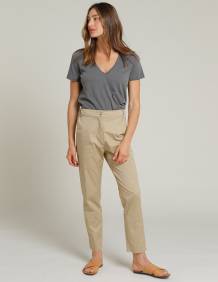 Alef Alef | אלף אלף - בגדי מעצבים | מכנסי STEFANO חאקי