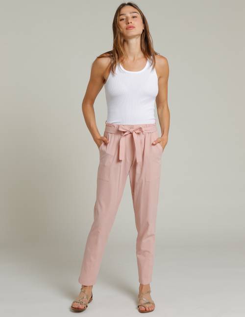 Alef Alef | אלף אלף - בגדי מעצבים | מכנסי LINDOS פודרה Alef Alef | אלף אלף - בגדי מעצבים | מכנסי LINDOS פודרה