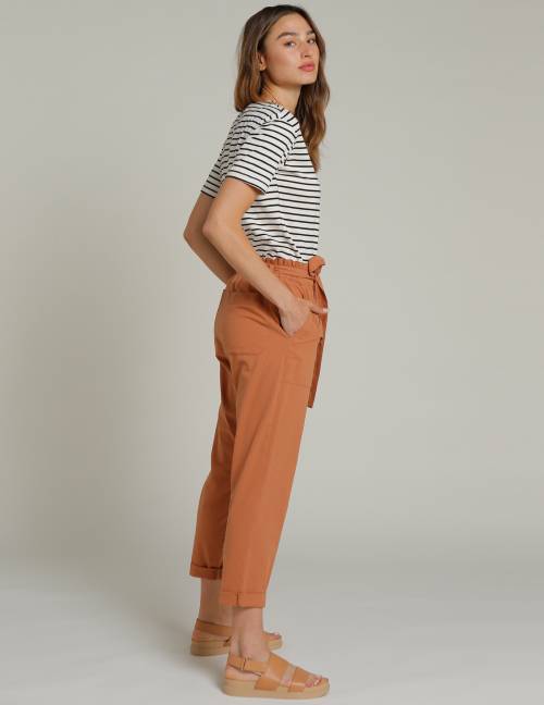 Alef Alef | אלף אלף - בגדי מעצבים | מכנסי LINDOS חמרה Alef Alef | אלף אלף - בגדי מעצבים | מכנסי LINDOS חמרה